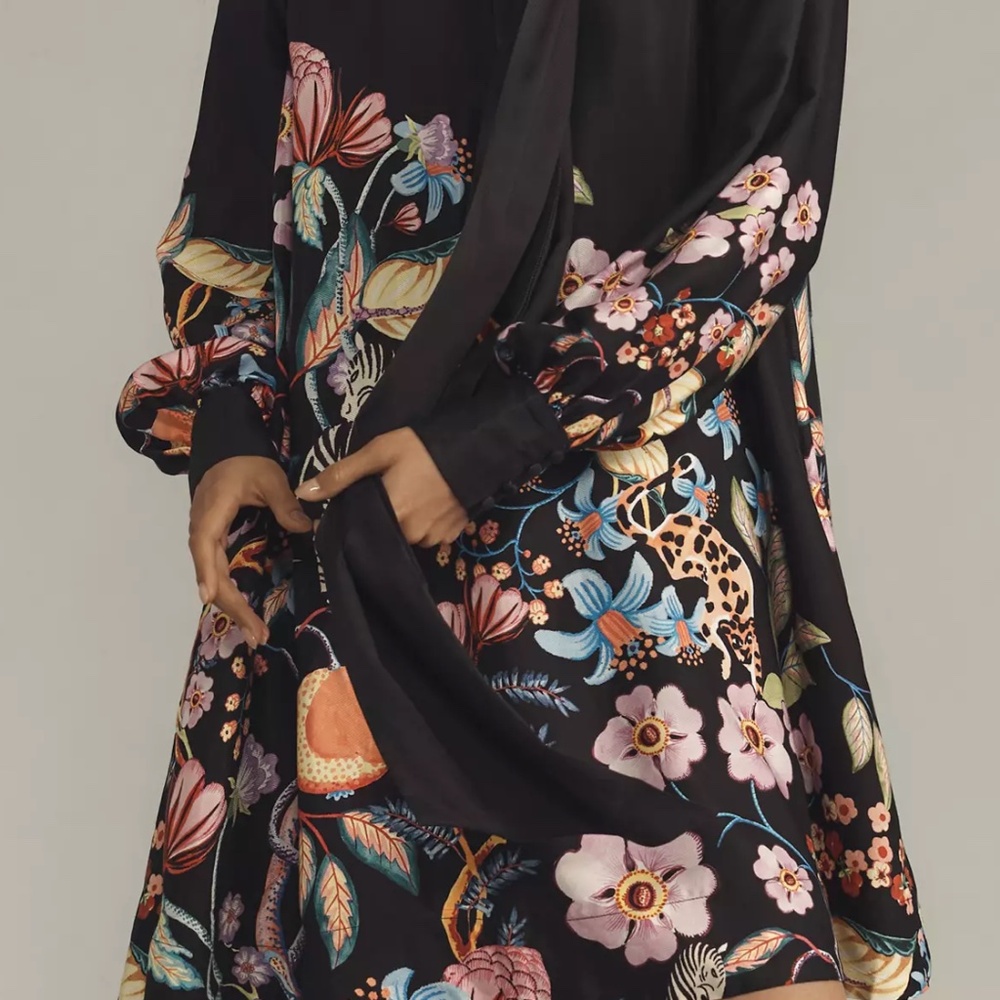 The Caroline neck tie Mini Dress by Maeve-NWT